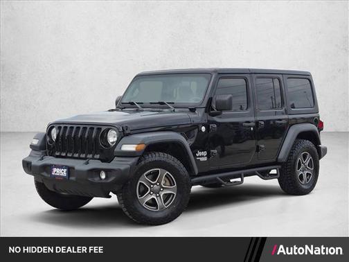 Black Clearcoat 2019 Jeep Wrangler Unlimited Sport