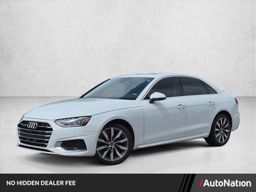 Ibis White 2021 Audi A4 40 Premium Plus