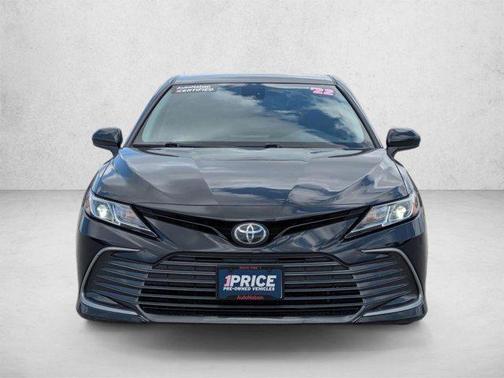 Midnight Black Metallic 2022 Toyota Camry LE