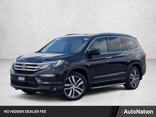 Crystal Black Pearl 2017 Honda Pilot Elite