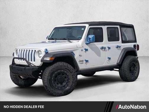 Bright White Clearcoat 2018 Jeep Wrangler Unlimited Sport