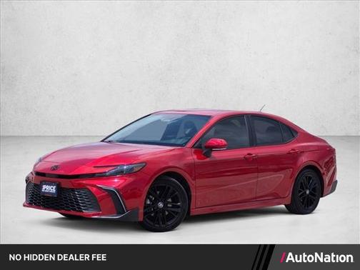 Supersonic Red 2025 Toyota Camry SE