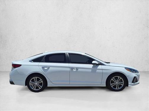 Quartz White Pearl 2019 Hyundai SONATA SEL