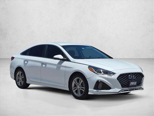 Quartz White Pearl 2019 Hyundai SONATA SEL