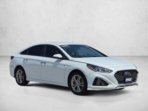 Quartz White Pearl 2019 Hyundai SONATA SEL