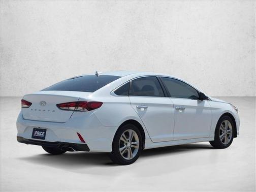 Quartz White Pearl 2019 Hyundai SONATA SEL