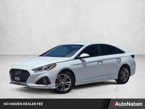 Quartz White Pearl 2019 Hyundai SONATA SEL