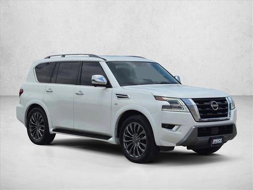 Aspen White Tricoat 2021 Nissan Armada Platinum 2WD