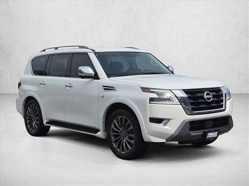 Aspen White Tricoat 2021 Nissan Armada Platinum 2WD