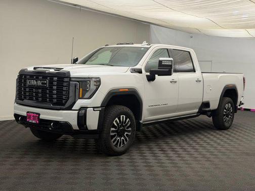 White Frost Tricoat 2024 GMC Sierra 3500 Denali
