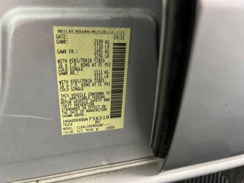 2013 Nissan Frontier SV