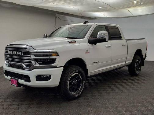 Bright White Clearcoat 2025 RAM 2500 Laramie Crew Cab 4x4 6'4' Box