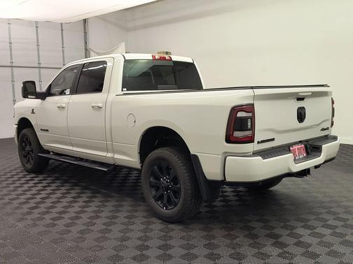 Pearl White 2024 RAM 3500 Laramie Crew Cab 4x4 6'4' Box