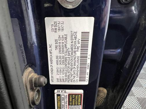 2019 Honda CR-V Touring