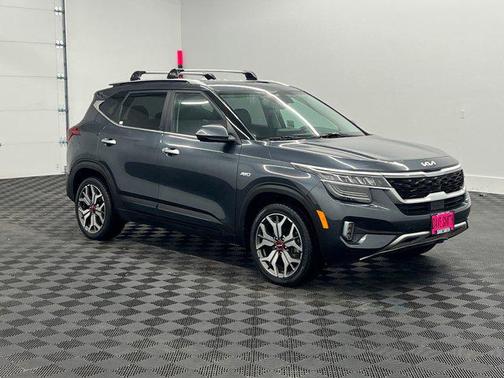 Gravity Gray 2022 Kia Seltos SX Turbo
