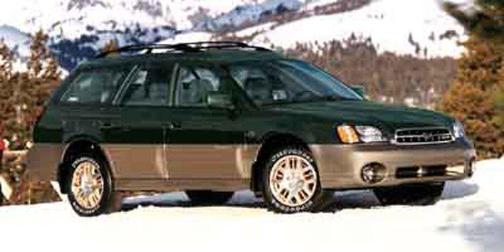 White Frost Pearl/Titanium Pearl 2002 Subaru Outback Base