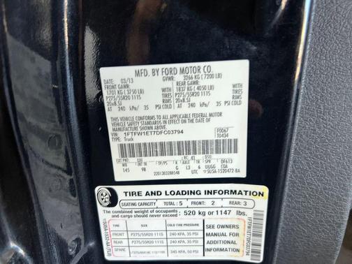 2013 Ford F-150 Platinum