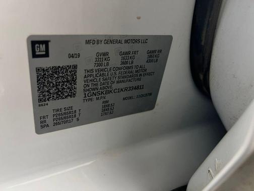 2019 Chevrolet Tahoe LT