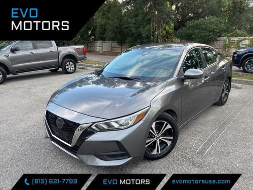 Gun Metallic 2020 Nissan Sentra SV