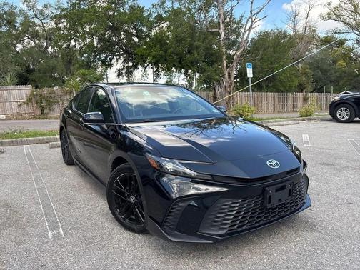 Midnight Black Metallic 2025 Toyota Camry LE