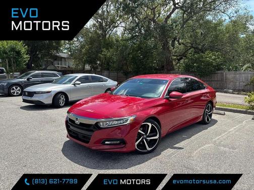 San Marino Red 2019 Honda Accord Sport