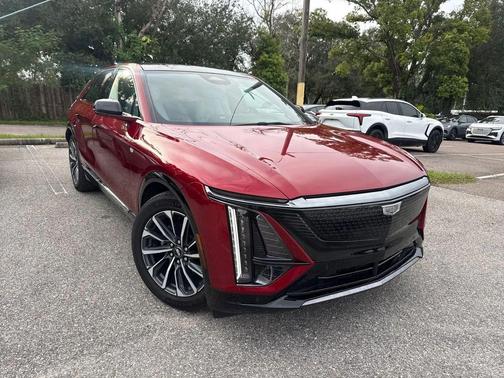 Radiant Red Tintcoat 2024 Cadillac LYRIQ Sport