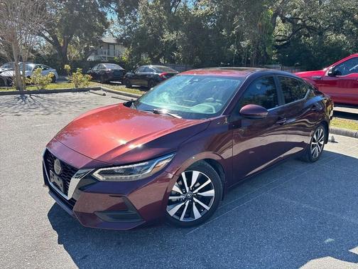 Rosewood Metallic 2020 Nissan Sentra SV