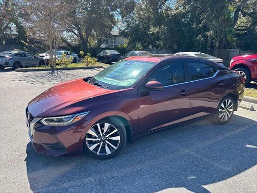 Rosewood Metallic 2020 Nissan Sentra SV