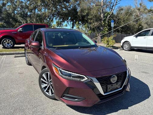 Rosewood Metallic 2020 Nissan Sentra SV