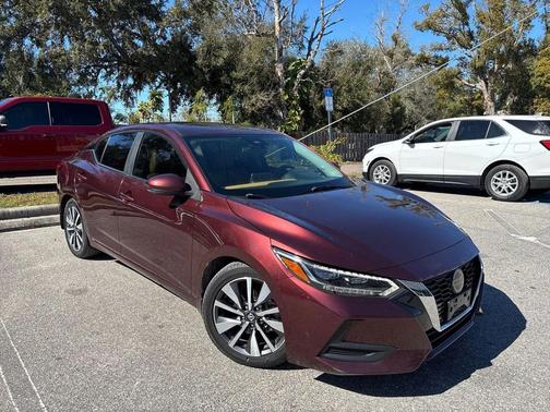 Rosewood Metallic 2020 Nissan Sentra SV