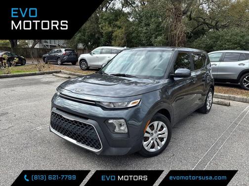 Gravity Gray 2021 Kia Soul LX