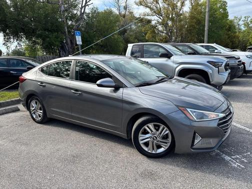 Machine Gray 2019 Hyundai ELANTRA SEL