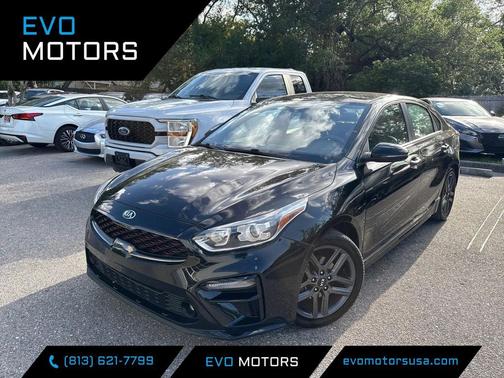 Aurora Black 2021 Kia Forte GT-Line