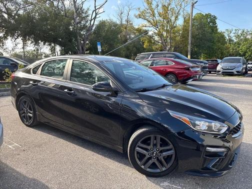 Aurora Black 2021 Kia Forte GT-Line