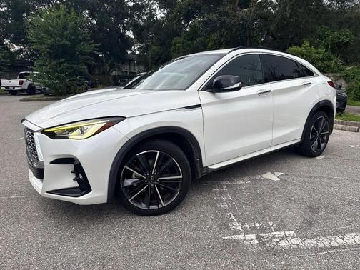 Radiant White 2023 INFINITI QX55 LUXE