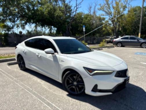 Platinum White Pearl 2024 Acura Integra A-SPEC