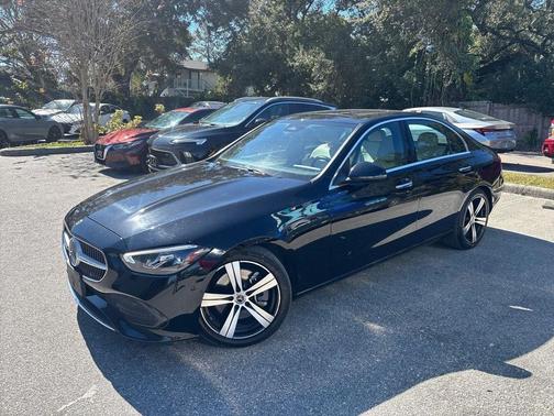 Black 2025 Mercedes-Benz C-Class C 300
