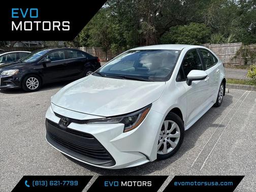 Wind Chill Pearl 2025 Toyota Corolla LE