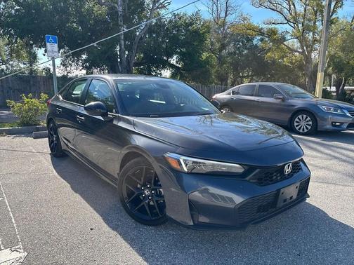Crystal Black Pearl 2025 Honda Civic Sport