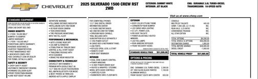 2025 Chevrolet Silverado 1500 RST