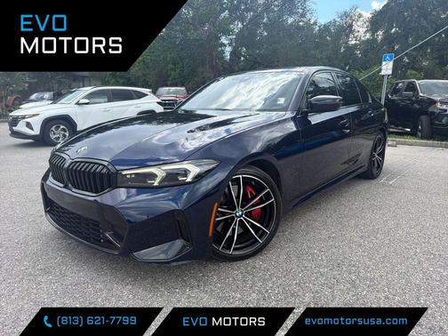 Tanzanite Blue II Metallic 2024 BMW 330 330i M SPORT LINE w/SHADOWLINE & PREMIUM PKG.