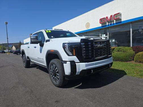 Glacier White Tricoat 2026 GMC Sierra 3500 Denali