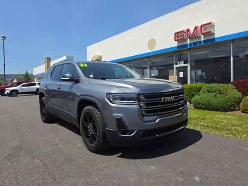 Satin Steel Metallic 2021 GMC Acadia AWD AT4