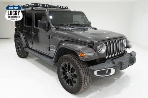 Gray 2021 Jeep Wrangler Unlimited 4xe Sahara