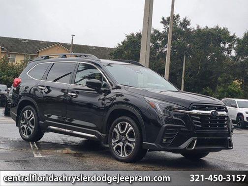 Crystal Black Silica 2025 Subaru Ascent Touring 7-Passenger