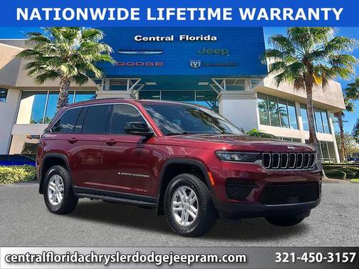 Velvet Red Pearlcoat 2024 Jeep Grand Cherokee Laredo