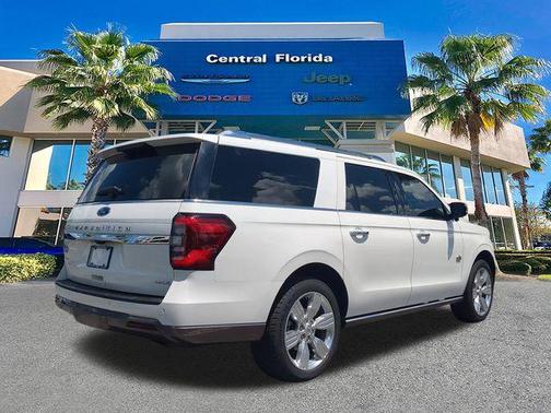 Star White Metallic Tri-Coat 2023 Ford Expedition Max King Ranch