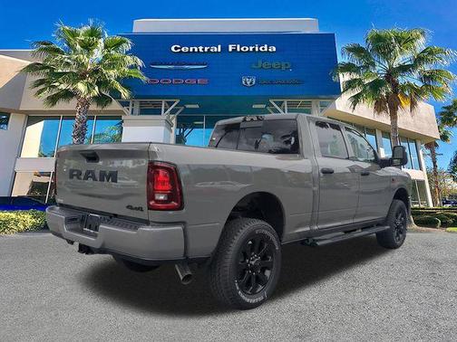 Ceramic White 2026 RAM 2500 Black Express Crew Cab 4x4 6'4' Box
