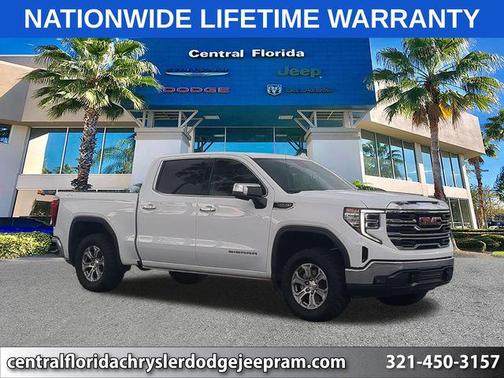 Summit White 2024 GMC Sierra 1500 SLT