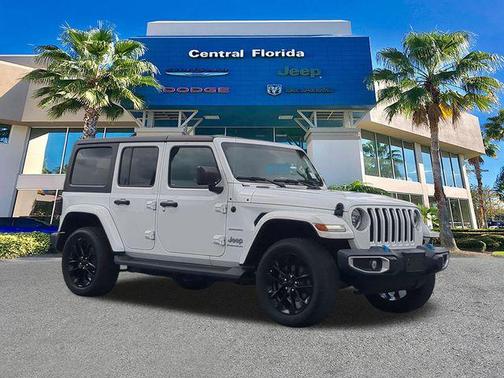 Bright White Clearcoat 2023 Jeep Wrangler 4xe Sahara